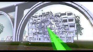 Laser vs Bridge Train Office Building  Dicing Engine [upl. by Russia702]