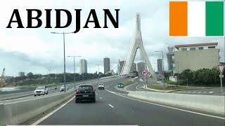 Driving around Abidjan 2023 MixTape  Côte dIvoire West Africa Beautiful City [upl. by Hayila296]