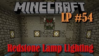 Redstone Lamp Lighting  LP 54 [upl. by Aliemaj261]