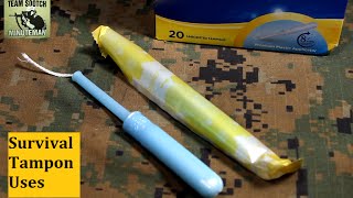 Survival Tampons 10 Uses for SHTF [upl. by Tibbetts]