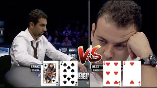 ALL IN 5345000 Pot at HIGH STAKES Cash Game at the Final Table in a WPT Bellagio CUP V [upl. by Mylander]