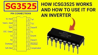 SG3525 inverter circuit diagram and full explanation for Beginners [upl. by Atok]