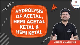 Hydrolysis of AcetalHemi acetal Ketal amp Hemi ketal  JEEMedicalCBSE [upl. by Amirak]