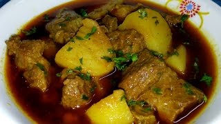 Aaloo Gosht  आलू गोश्त बनाने का बहुत ही आसन तरीका  Indian Muslim Style  Recipe  BY FOOD JUNCTION [upl. by Ayifas741]