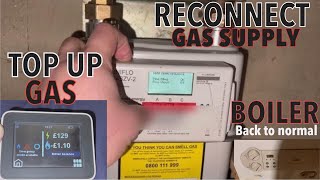 How To Use Emergency Gas Credit amp Reconnect Your Smart Gas Supply Meter [upl. by Nerual587]