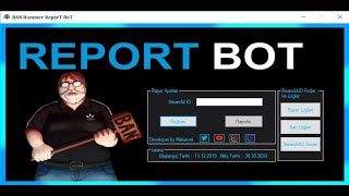 CSGO REPORT BOT PROGRAM VAC HAMMER PRO  FİX [upl. by Ima]