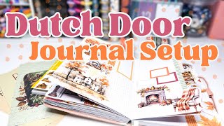 Weekly Creative Journal Setup amp Plan With Me September 2024 Dutch Door Spread [upl. by Gahan477]