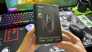 Razer Basilisk x Hyperspeed o Melhor mouse custo beneficio sem fio do aliexpress [upl. by Arihsak]