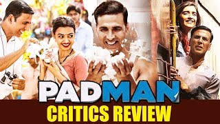 Padman Movie CRITICS REVIEW  Akshay Kumar Sonam Kapoor Radhika Apte [upl. by Ylagam]