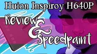 Huion Inspiroy H640P  Review  Speedpaint [upl. by Eelorac175]