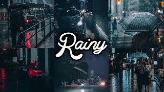 RAINY  Preset Tutorial  Free Lightroom Mobile Preset  Rain Preset Lightroom Mobile  Rain Preset [upl. by Belldame236]