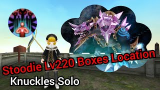 Toram  Stoodie Lv220 Boxes Locations Solo with Knuckles [upl. by Aitnecserc232]