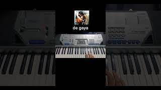 Pal ek pal song piano tutorial shots music perfectpianotutorial [upl. by Yhtamit767]