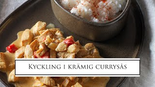 Kyckling i krämig currysås [upl. by Ailam]