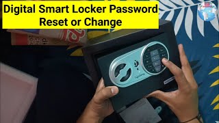 How to reset amp change a password for a digital safe locker [upl. by Lenoyl]