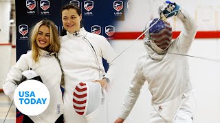 I tried Olympic fencing lefthanded and it did not go well  USA TODAY SPORTS [upl. by Olegnaleahcim]