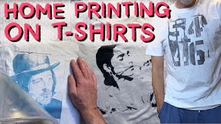 IT WORKS TShirt printing with Gel Plates [upl. by Shirah]