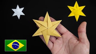 Como fazer uma Estrela de 6 Pontas de papel [upl. by Sylram]