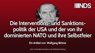 Interventions und Sanktionspolitik der USA von ihr dominierte NATO und ihre Selbstfeier [upl. by Nero174]