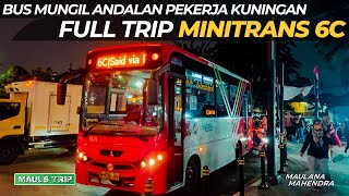 MINITRANS 6C Bus Mungil Penghubung Stasiun Tebet ke Kawasan Kuningan [upl. by Nivi627]