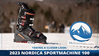 2023 Nordica Sportmachine 100 Ski Boots Short Review with SkiEssentialscom [upl. by Daney559]