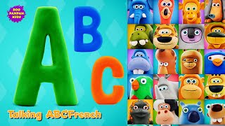 Talking ABC French Phonics and alphabet song Cute AnimalsBoopanpankids [upl. by Darahs626]