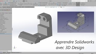 solidworks tutoriel vidéo pour débutant [upl. by Llenod703]