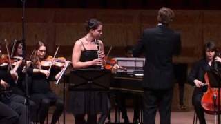 J Molter  Concerto nr 1 for DClarinet and orchestra 2nd mov Kymia Kermani clarinet [upl. by Wershba]