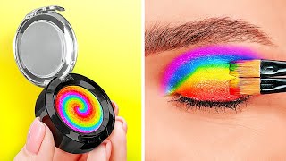 🙀 EXTREME RICH VS POOR MAKEOVER 💝Funny School Life and Hacks by 123 GO GLOBAL [upl. by Asylla]