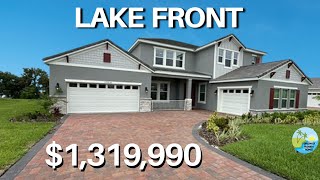 Lakefront New Construction Homes For Sale in Florida Tour [upl. by Nesmat]