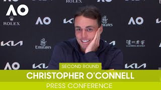 Christopher OConnell Press Conference 2R  Australian Open 2022 [upl. by Sender521]