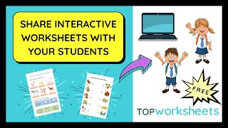 Discover how to SEND interactive WORKSHEETS to your students  Assign TASKS and get them CORRECTED [upl. by Naerad]