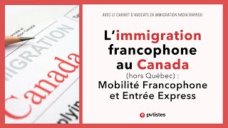 🇨🇦 Limmigration francophone au Canada hors Québec [upl. by Priscilla]