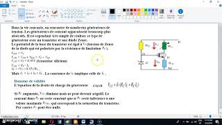 GENERATEUR DE COURANT CONSTANT A BASE TRANSISTOR [upl. by Anerahs]