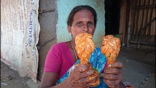 Chicken Leg Fry Recipe  Thanjavur Special Food  Village Mummy Cooking Chicken Fry Recipe Village [upl. by Rednaxela]