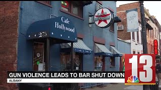 Albany bar shut down over gun violence concerns [upl. by Aikram251]