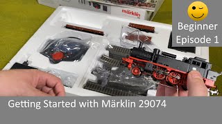 Getting started with Märklin starter set 29074 Beginner episode 1 [upl. by Nagem997]