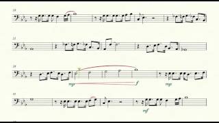 Les Misérables I Dreamed A Dream Low Brass Arrangement [upl. by Akelam355]