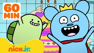 Bossy Bear’s Bestie Birthday Adventures w Turtle  1 Hour Compilation  Nick Jr [upl. by Atirak280]