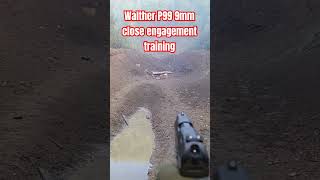 WALTHER P99 9x19mm close engagement live dire training [upl. by Shea]