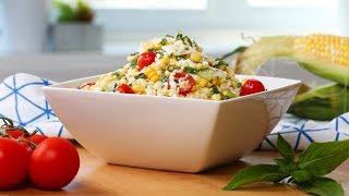 Fresh Corn Salad  Tastes of Summer [upl. by Frederich]