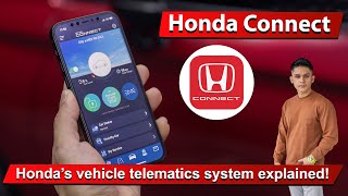 Honda Connect vehicle telematics system explained [upl. by Yntirb]