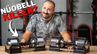 EzBlock Adjustable Dumbbells Review  NÜOBELL 20 [upl. by Airdnax]