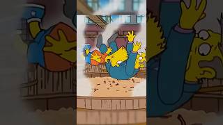 Duel of the shrimp and peanuts😂 thesimpsons shorts [upl. by Melba409]