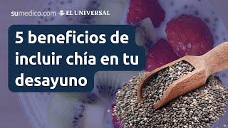 5 beneficios de incluir chía en tu desayuno [upl. by Dilks]