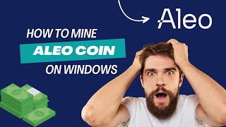 Crypto Mining is back How to mine aleo on windows [upl. by Llenad558]