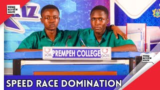 Jeffrey and Abdul From Prempeh College Dominate Speed Race 🤯🔥 Ashanti NSMQ 2024 Regionals [upl. by Hpejsoj]