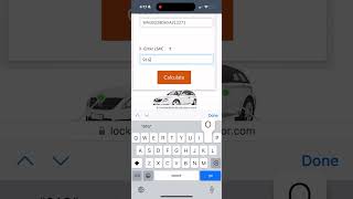 Audi key code calculator [upl. by Snilloc]