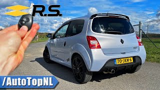 Renault Twingo RS Cup REVIEW on AUTOBAHN NO SPEED LIMIT by AutoTopNL [upl. by Xed]