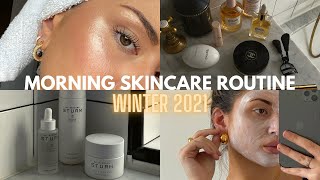 Winter Morning Skincare Routine ♡ [upl. by Trenton]